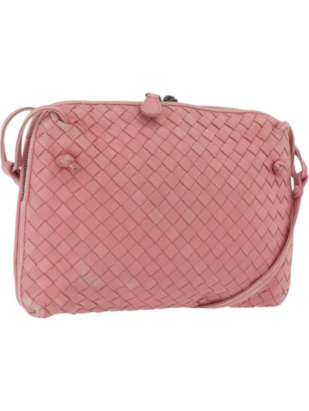 BOTTEGA VENETA INTRECCIATO Shoulder Bag Leather Pink 245354